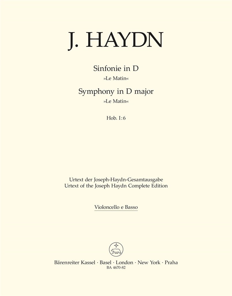 Symphony in D major No. 6